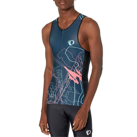 Pearl Izumi NWT size M Elite Pursuit Graphic Tri Singlet triathlon cycling - Picture 1 of 10
